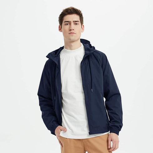 Boysnextdoor Water Resistant Windbreaker Navy